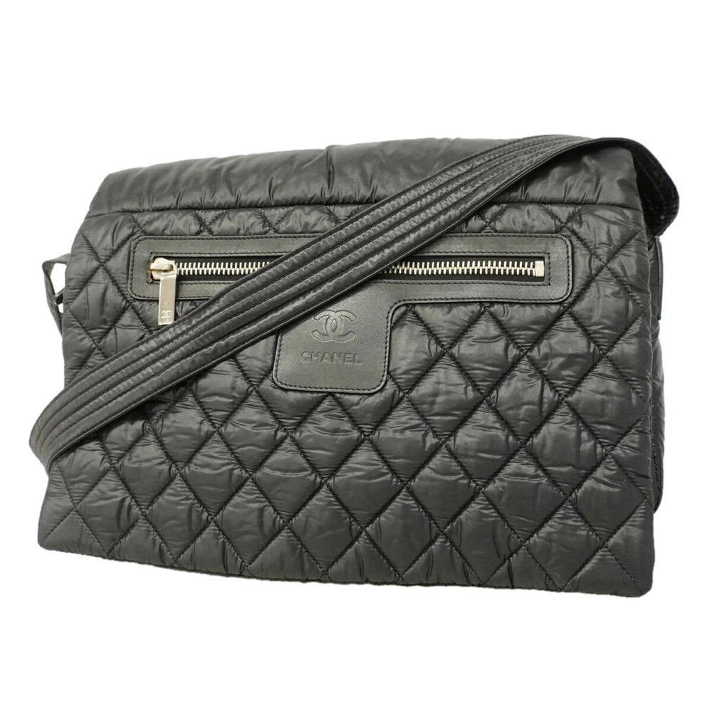 CHANEL Silver Shoulder Bag